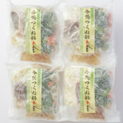  壬生菜と九条葱の合鴨つくね鍋パッケージ
