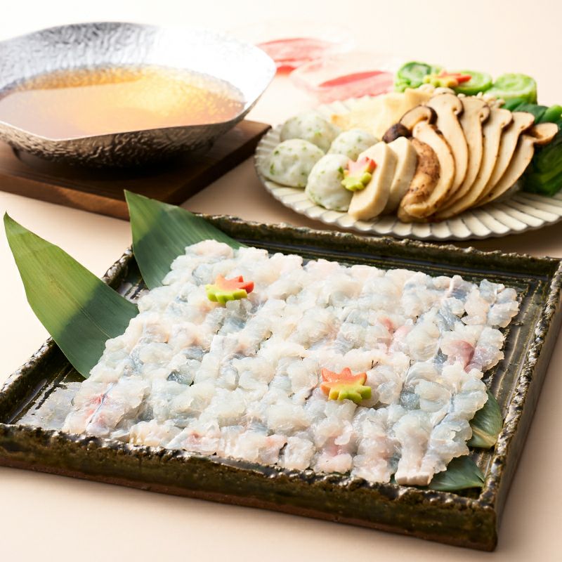 国産松茸と名残り鱧しゃぶ