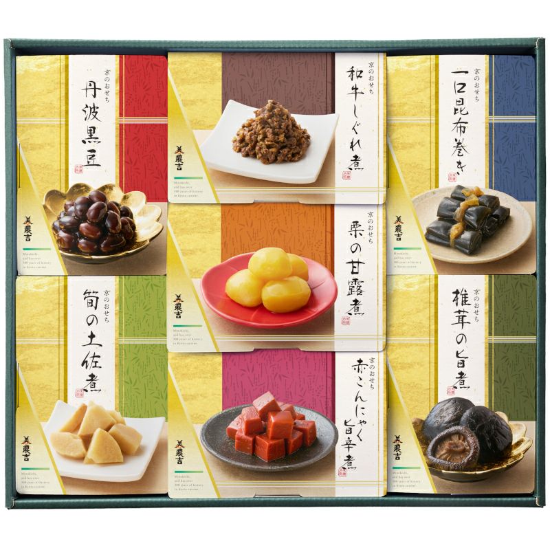 迎春 京のおせち7種│栗の甘露煮や和牛しぐれ煮などの迎春お料理セット